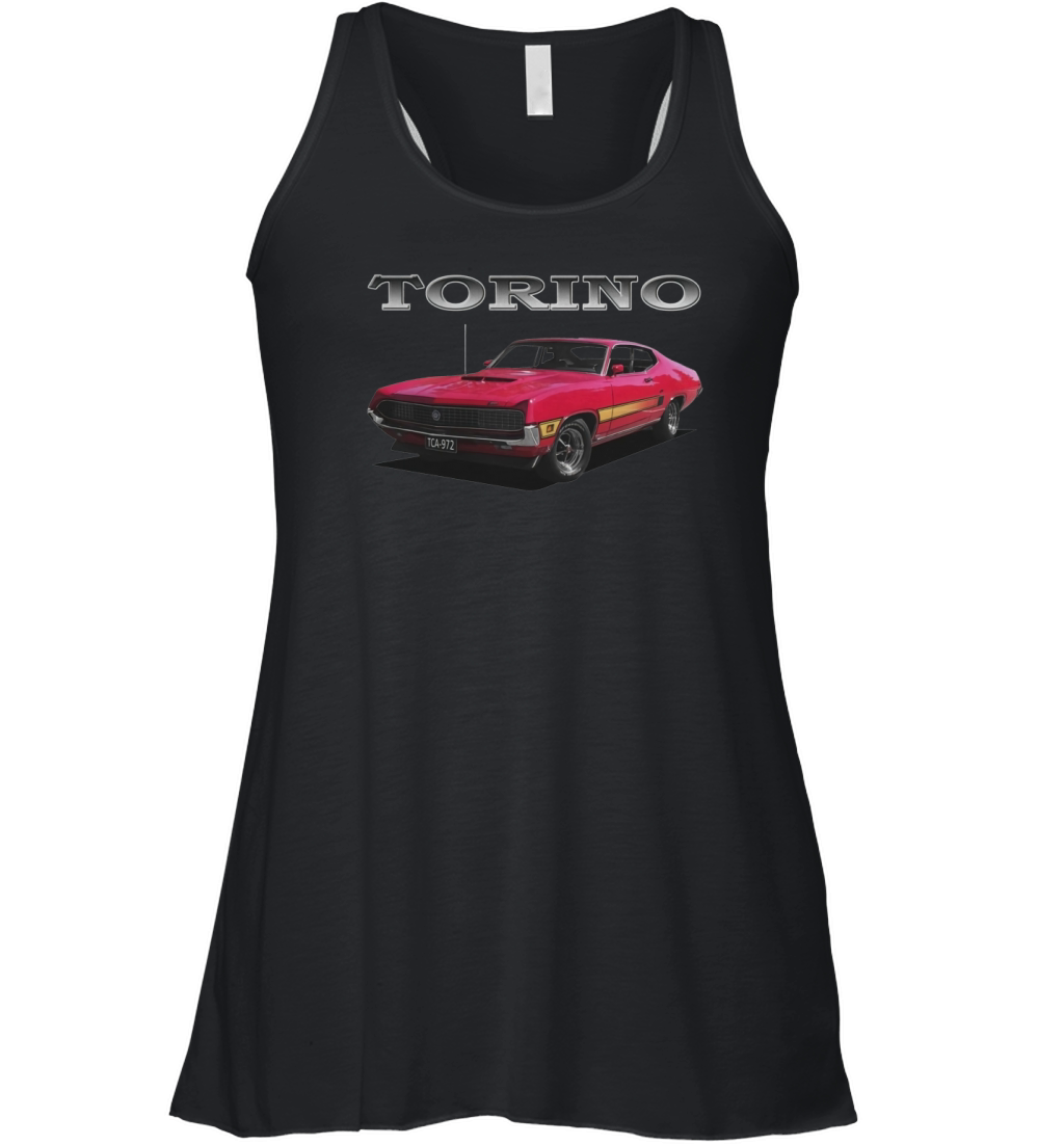 1970 Ford Torino GT Red Women's Flowy Tank Top
