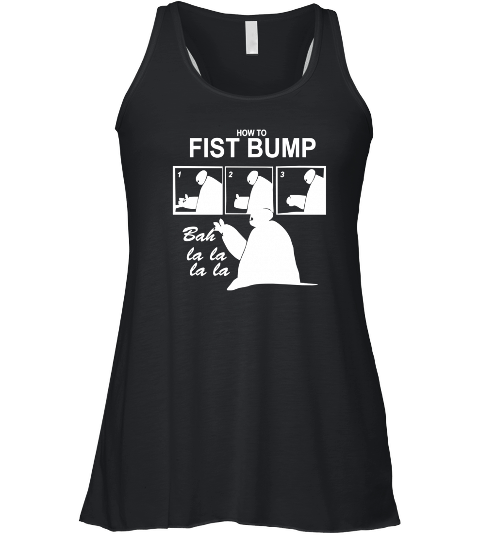 Big Hero 6 Baymax Tee Fist Bump Balalala Walt Disn T-Shirt Women's Flowy Tank Top