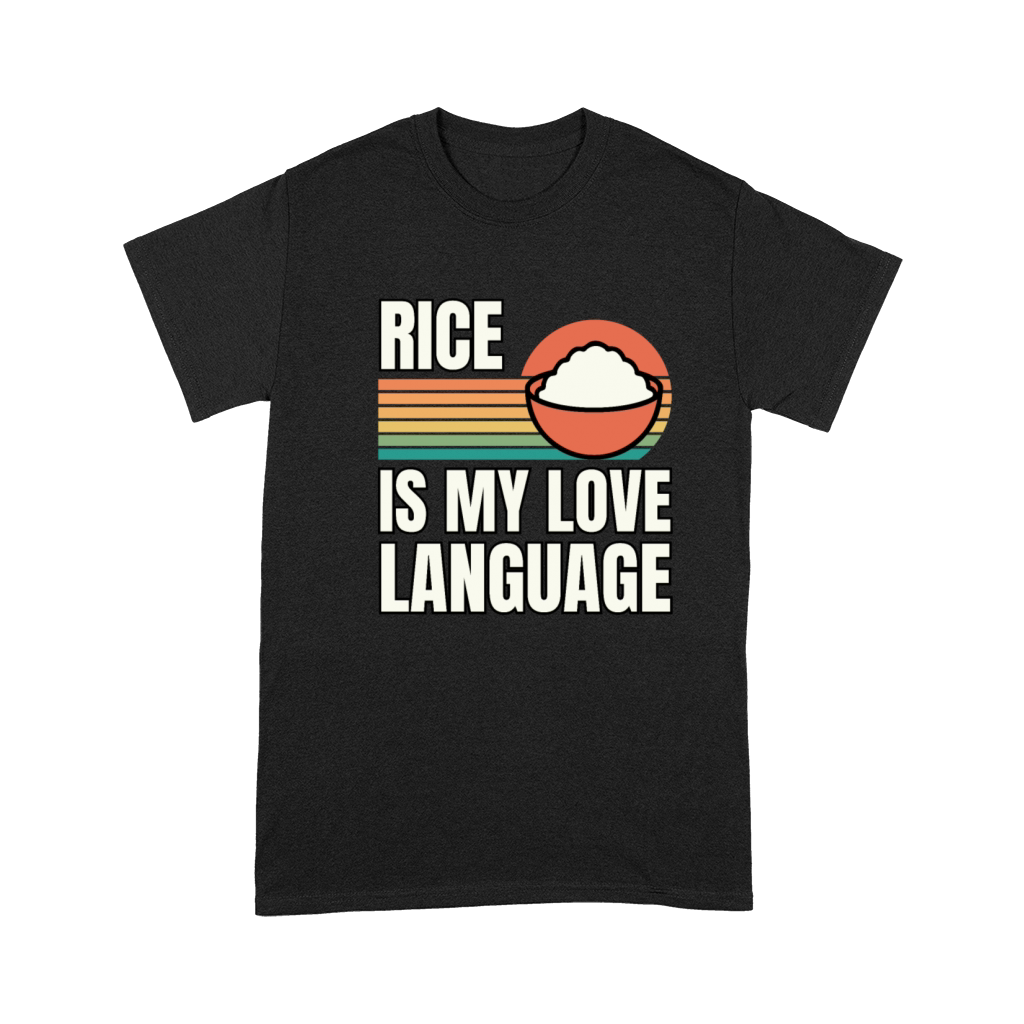 Retro Vintage Rice Is My Love Language Premium T-shirt