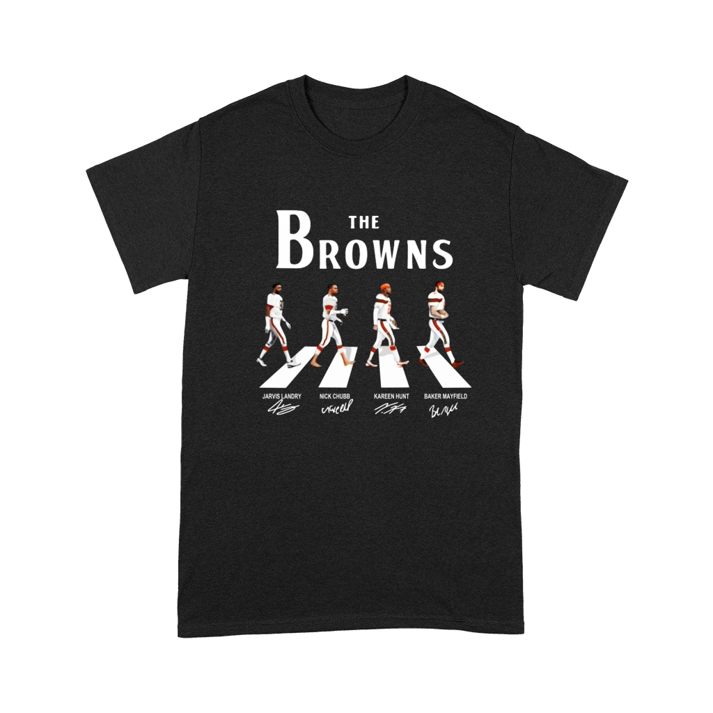 The Browns Abbey Road signatures Premium T-shirt