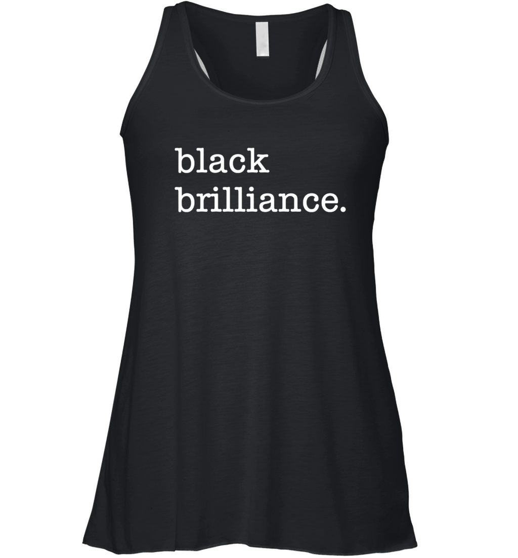 CLASSIC BLACK BRILLIANCE T SHIRT Women's Flowy Tank Top