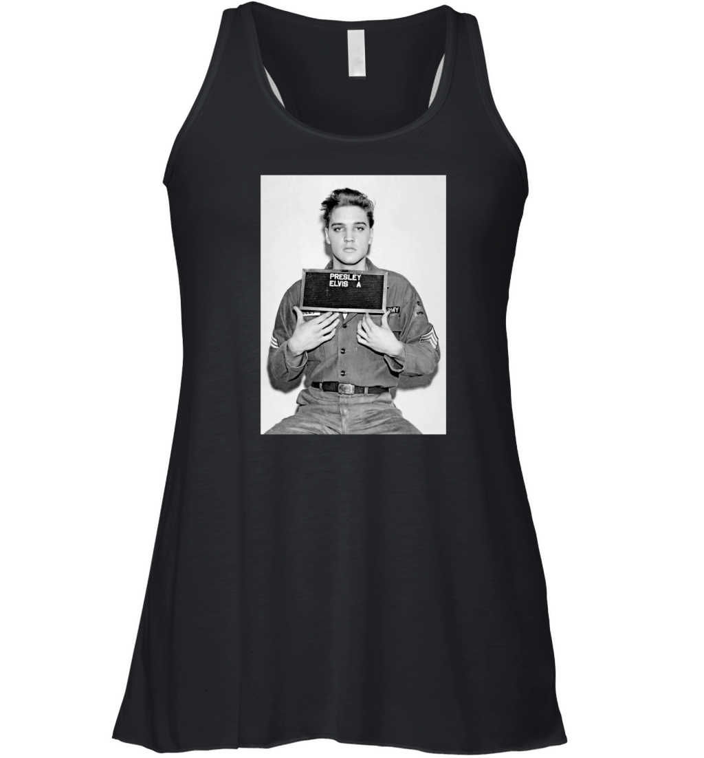 Elvis Presleys mugshot 1956 Tshirt Women's Flowy Tank Top