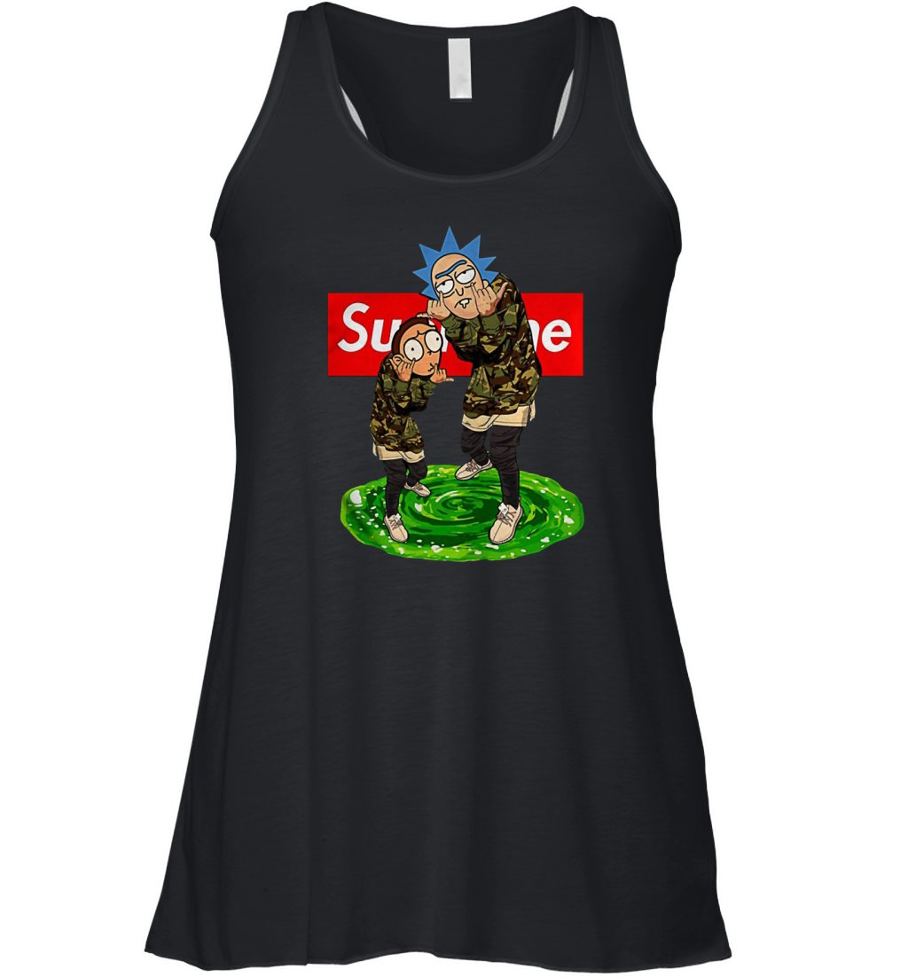 Official Supreme Rick and Morty hoodie Women's Flowy Tank Top