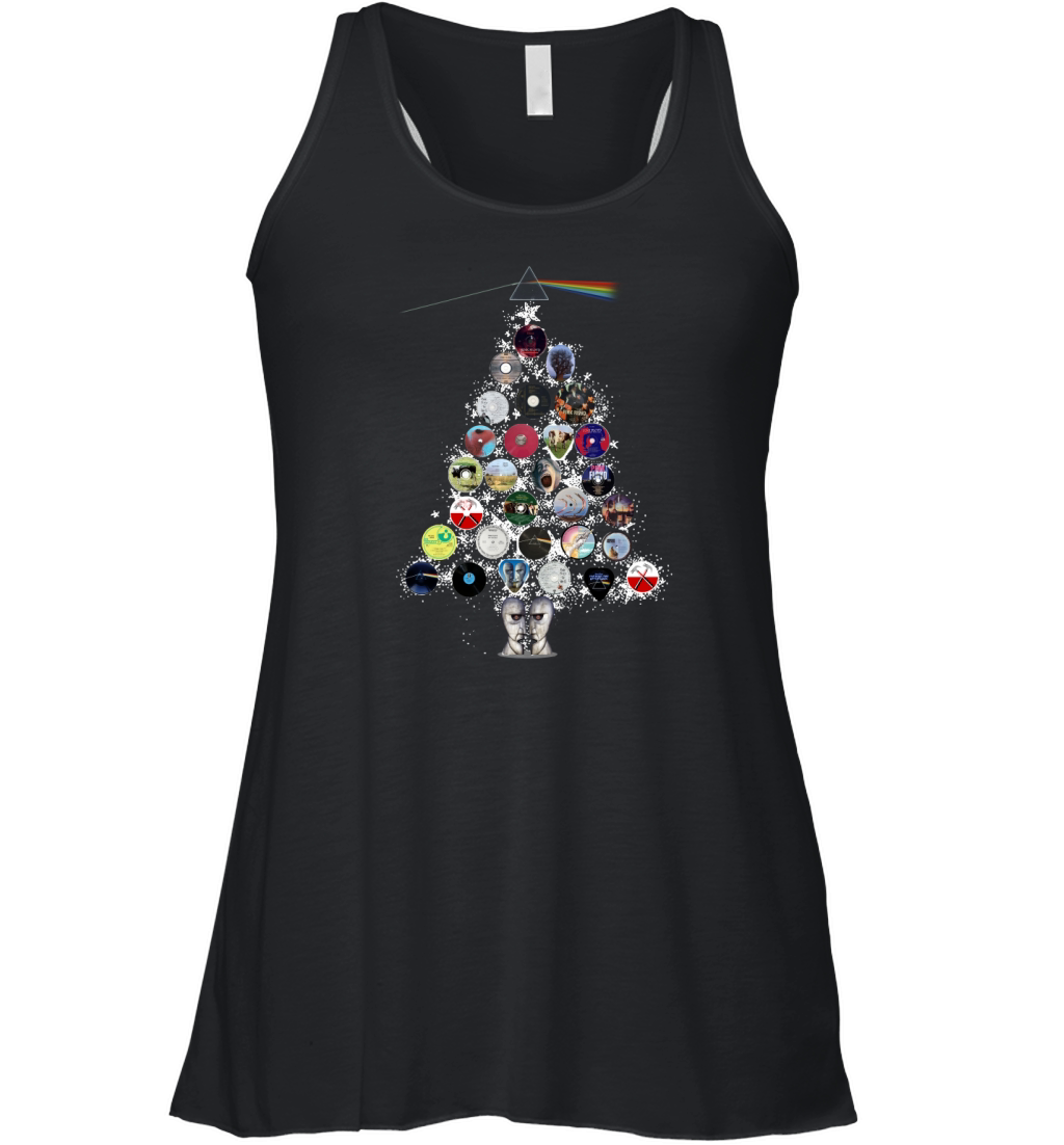 Pink Floyd Albums Christmas tree Women's Flowy Tank Top