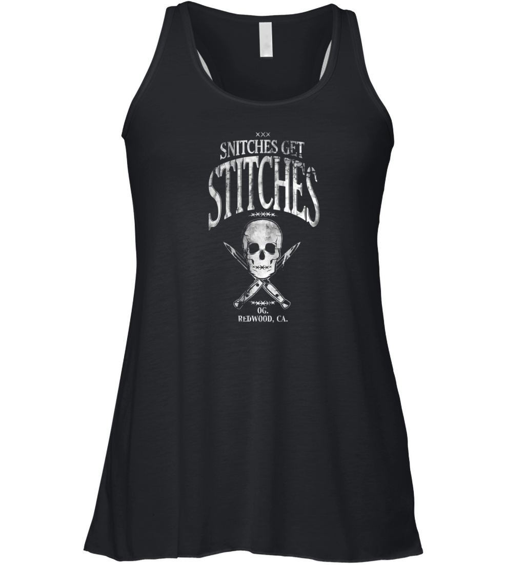 Snitches get stitches Women's Flowy Tank Top