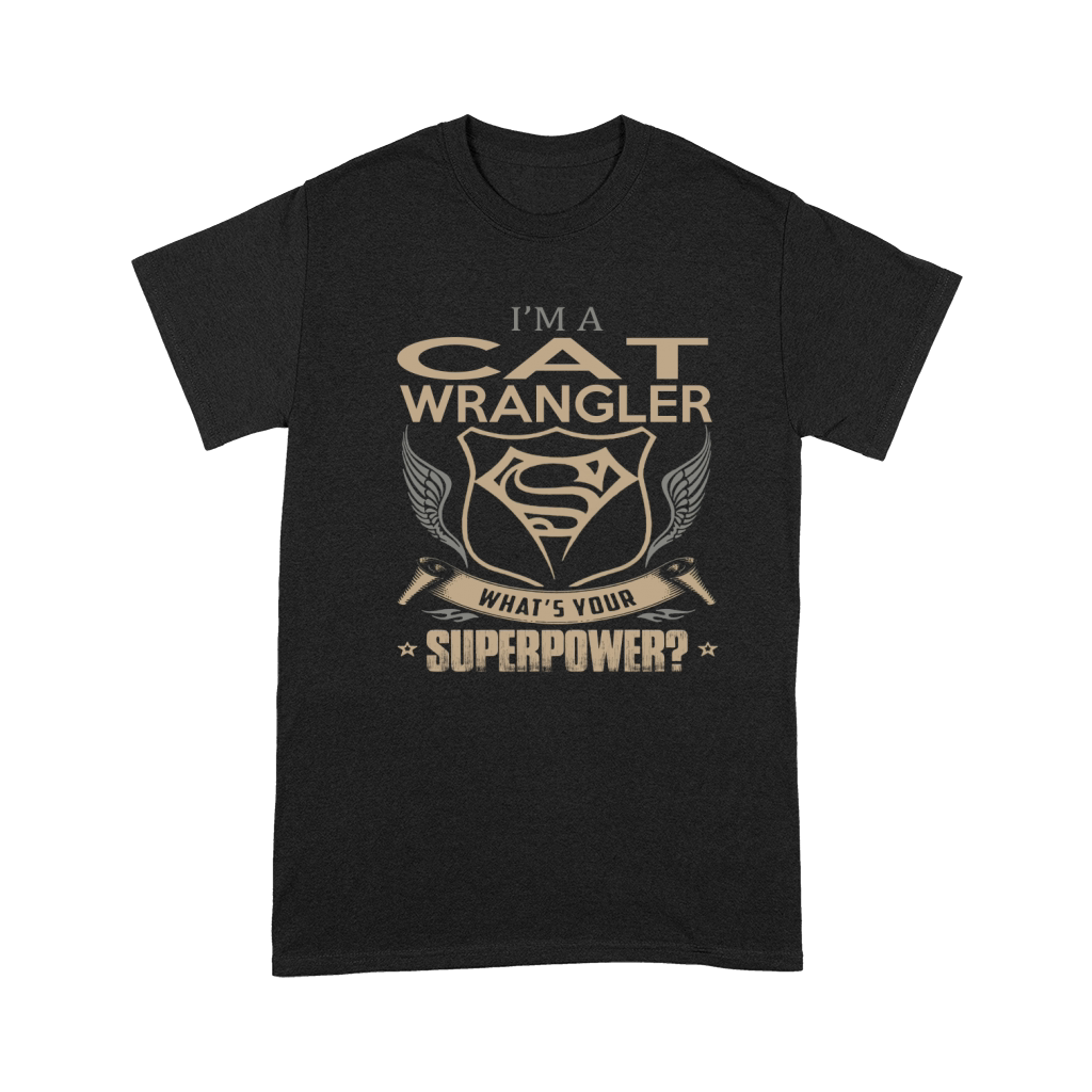 CAT WRANGLER Premium T-shirt