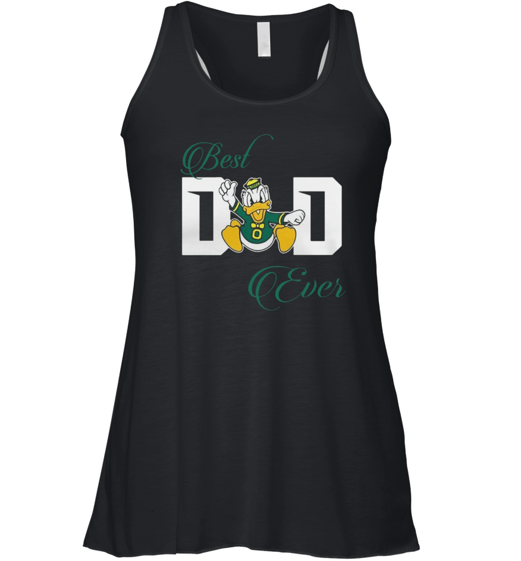 Best Oregon Ducks Dad Ever Football Women's Flowy Tank Top