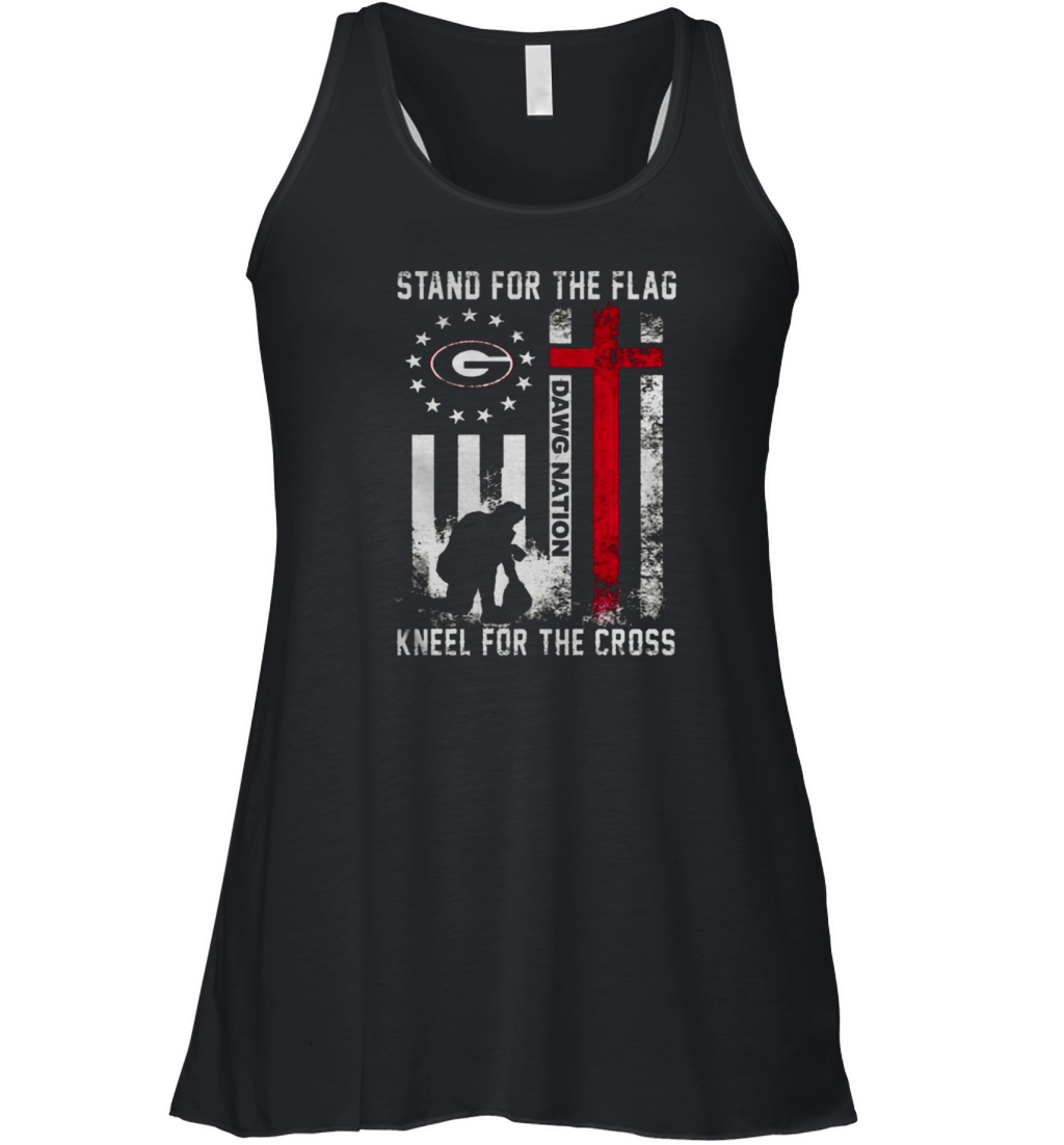 Betsy Ross flag Stand for the flag DawgNation Georgia Bulldogs Women's Flowy Tank Top