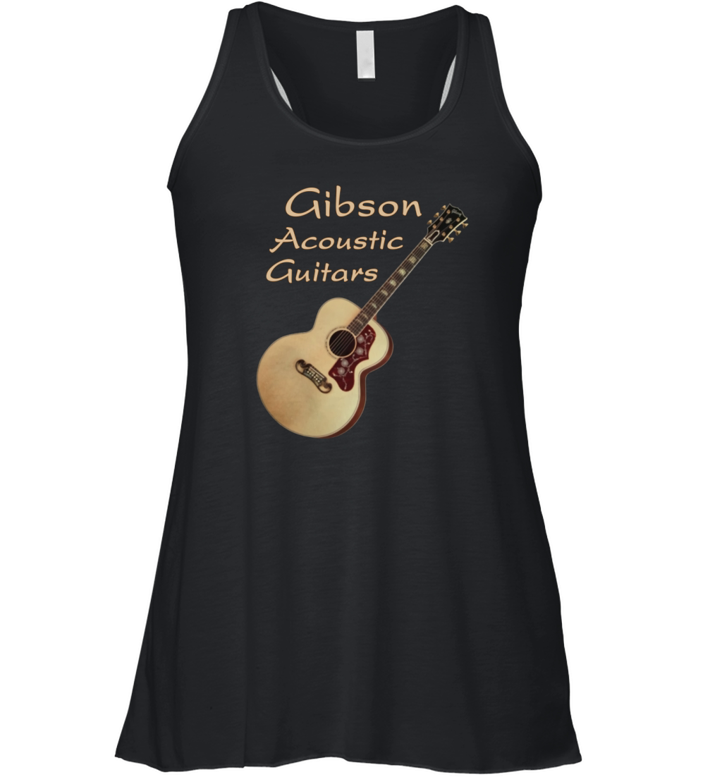 gibson acoustic T shirt Women's Flowy Tank Top