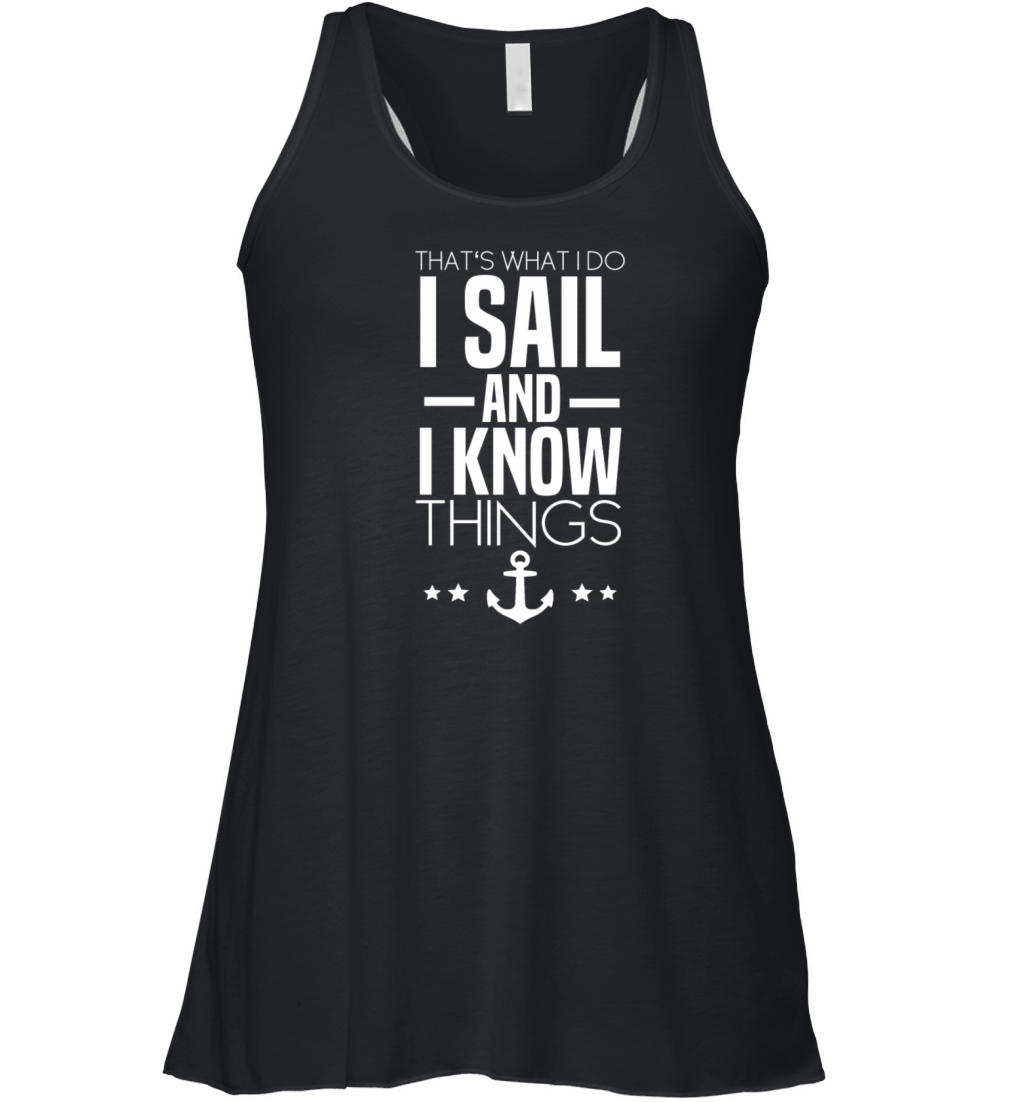 Sailing Women's Flowy Tank Top