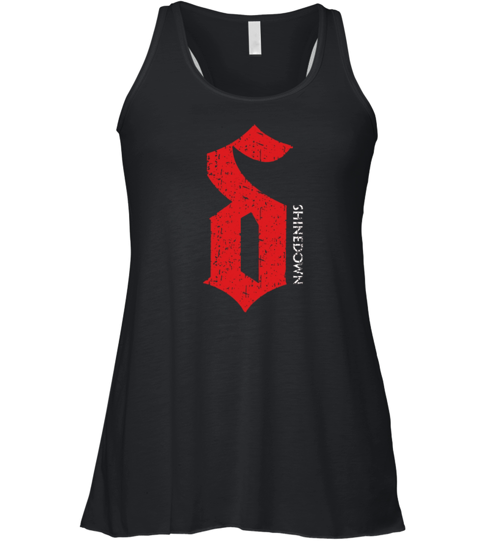 Shinedown District Red Women's Flowy Tank Top