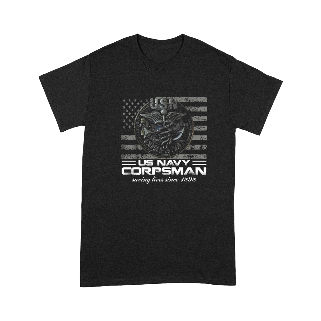 Us Navy Corpsman Navy Veteran Ideas t-shirt Premium T-shirt