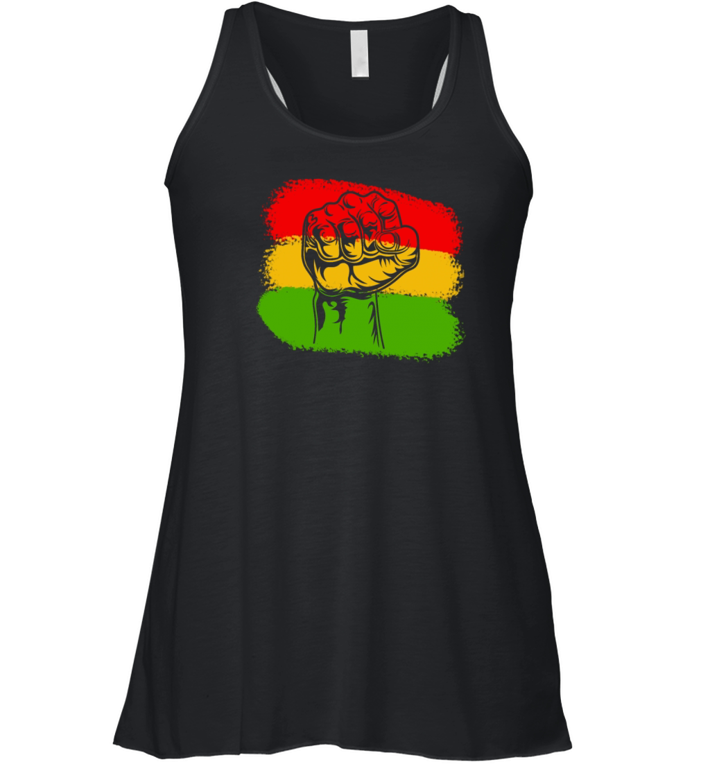 Black History Month Black Lives Matter African Women's Flowy Tank Top