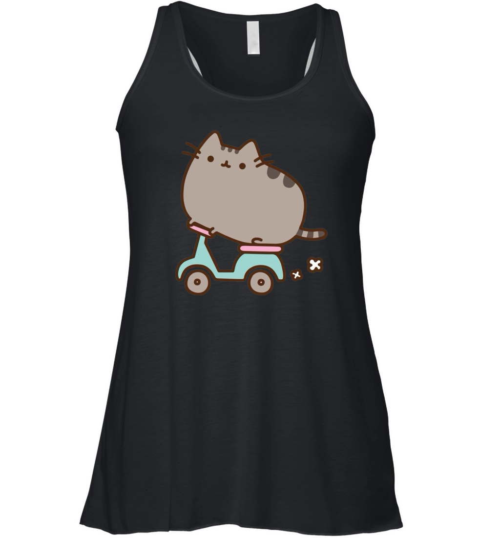 Pusheen Cat  Mens Ringer TShirt Women's Flowy Tank Top