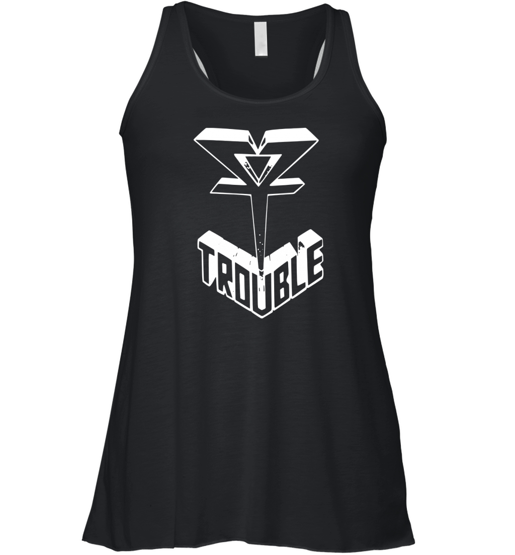 Trouble Band Tshirt Women's Flowy Tank Top
