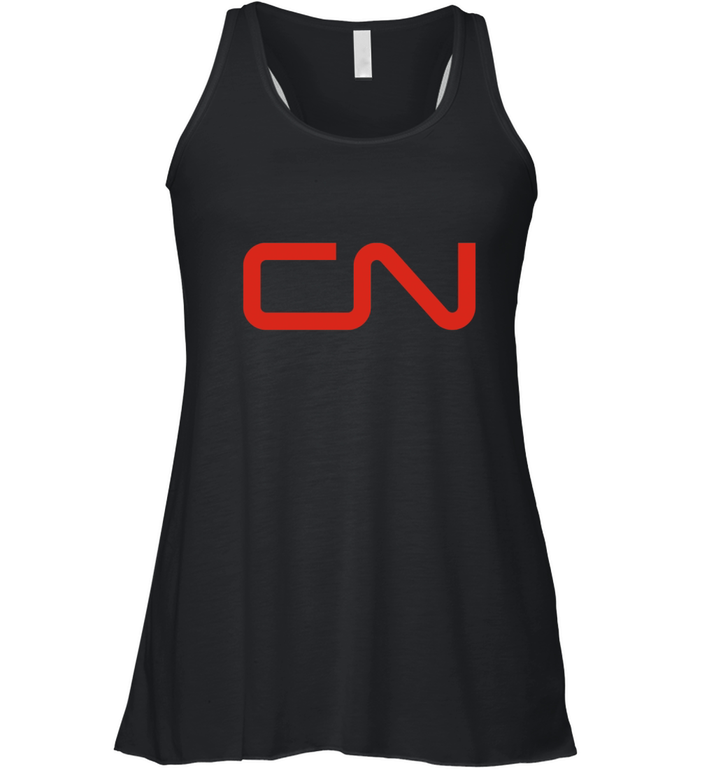 canadian national cn railway logo Women's Flowy Tank Top
