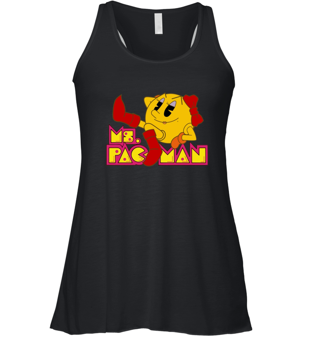 Ms. Pac Man Shirt T-Shirt Women's Flowy Tank Top