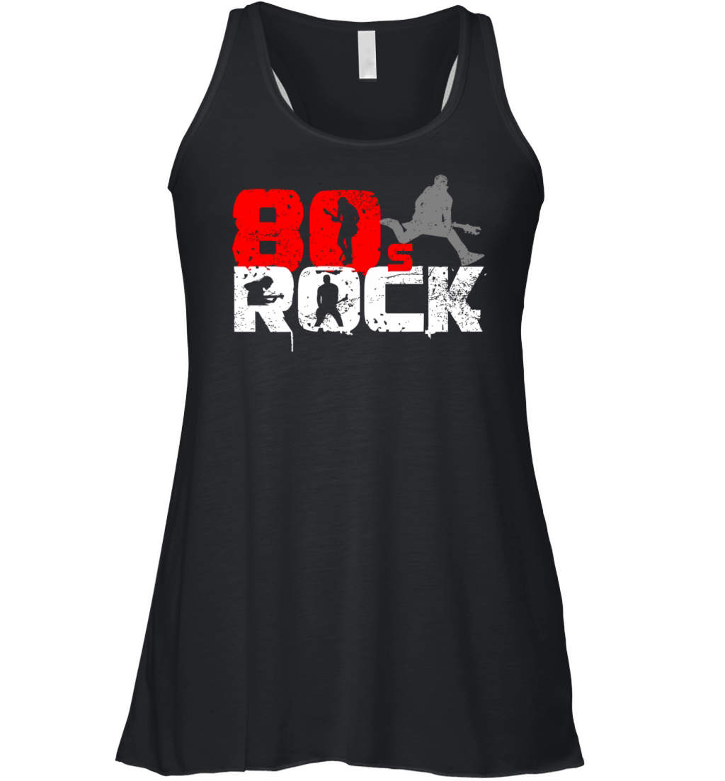 Vintage 80s Rock Music Fan Women's Flowy Tank Top