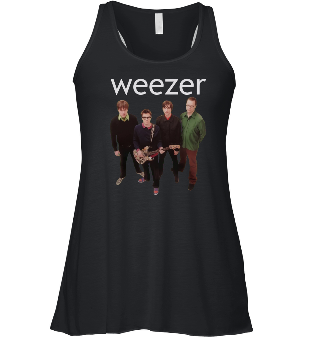 Weezer Green Album Teeshirt Women's Flowy Tank Top