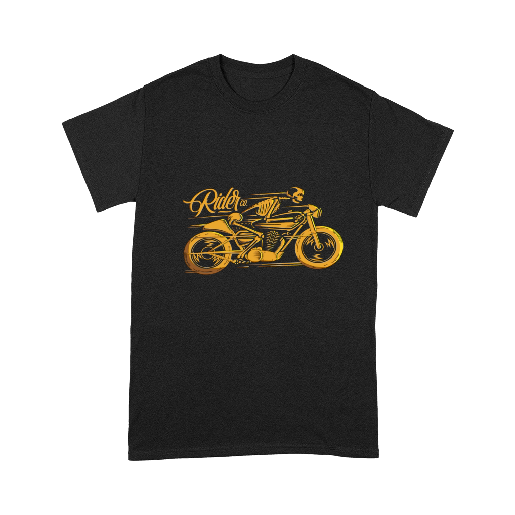 Cafe Racer Tshirt - Ghost Classic Rider - Vintage Motorcycle Premium T-shirt
