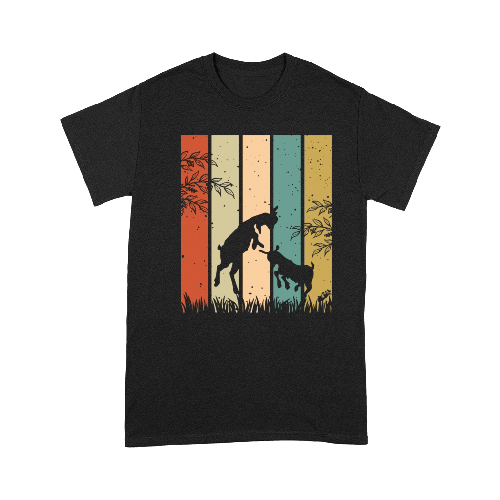 Colorsplash Retro Vintage Goat Premium T-shirt