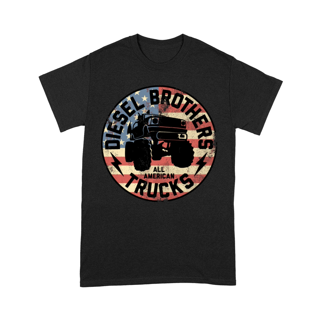 Diesel Brothers Flag Truck Seal Vintage Graphic Premium T-shirt