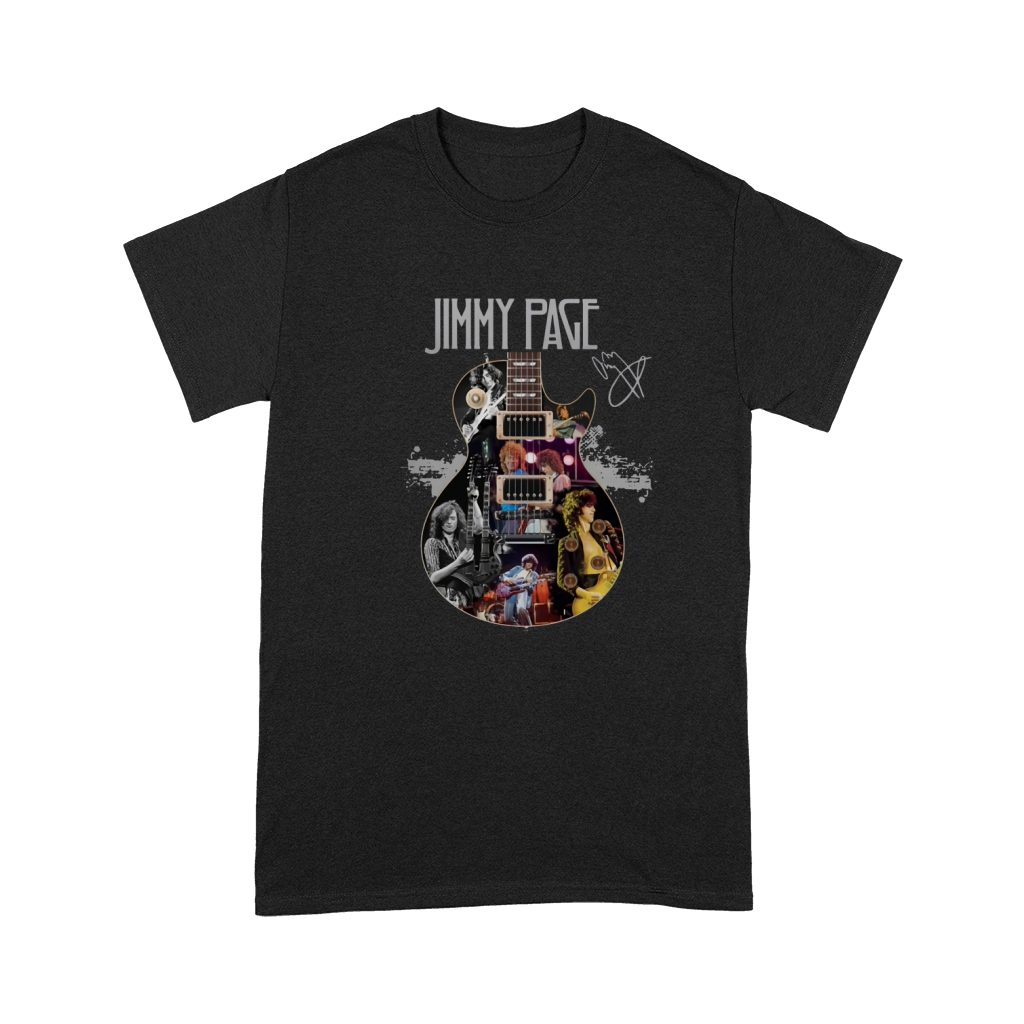 Jimmy Page Guitarist signature shirt Premium T-shirt