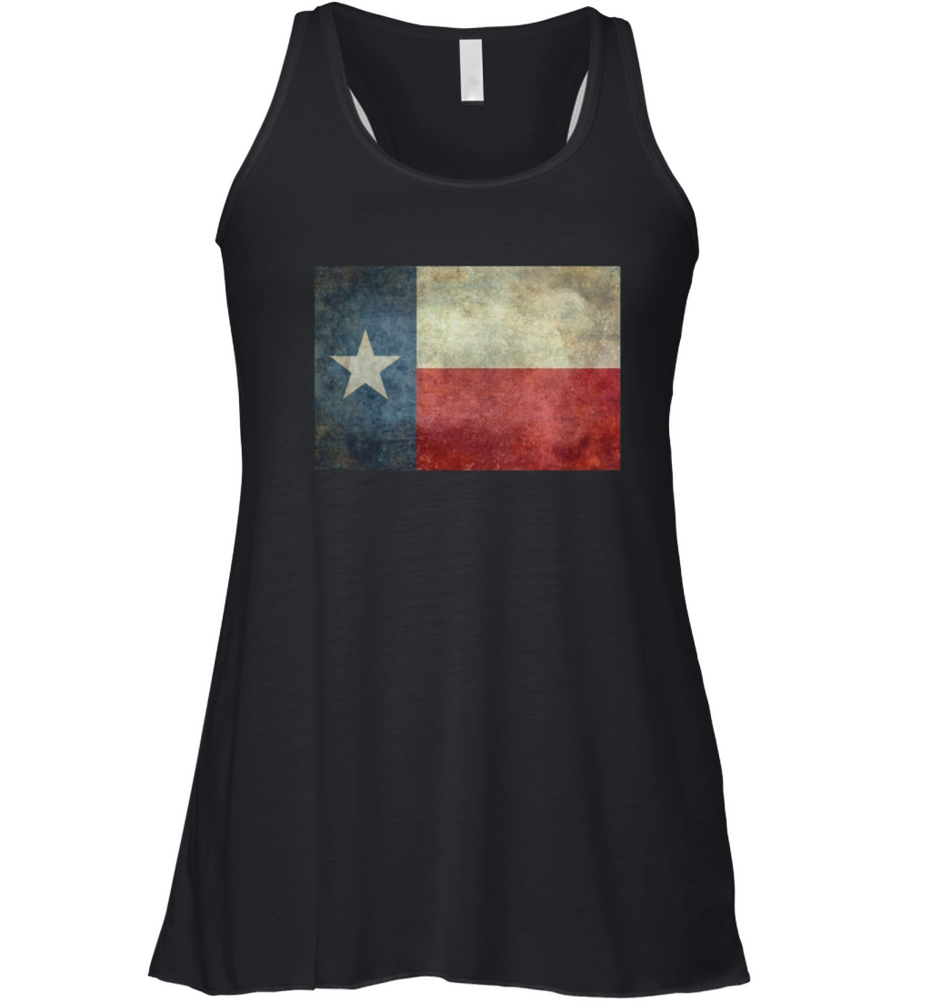 Texas flag Vintage retro Women's Flowy Tank Top