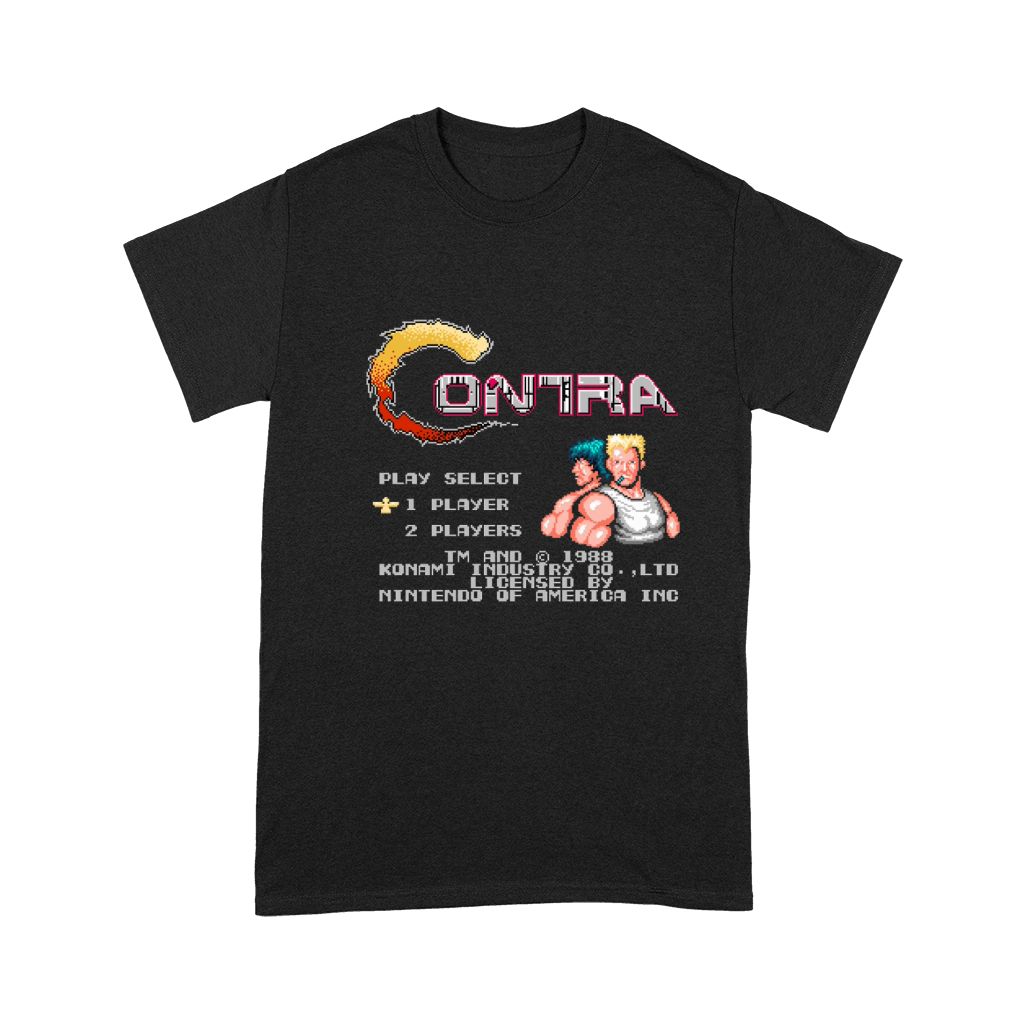 Contra (NES) Title Screen shirt Premium T-shirt