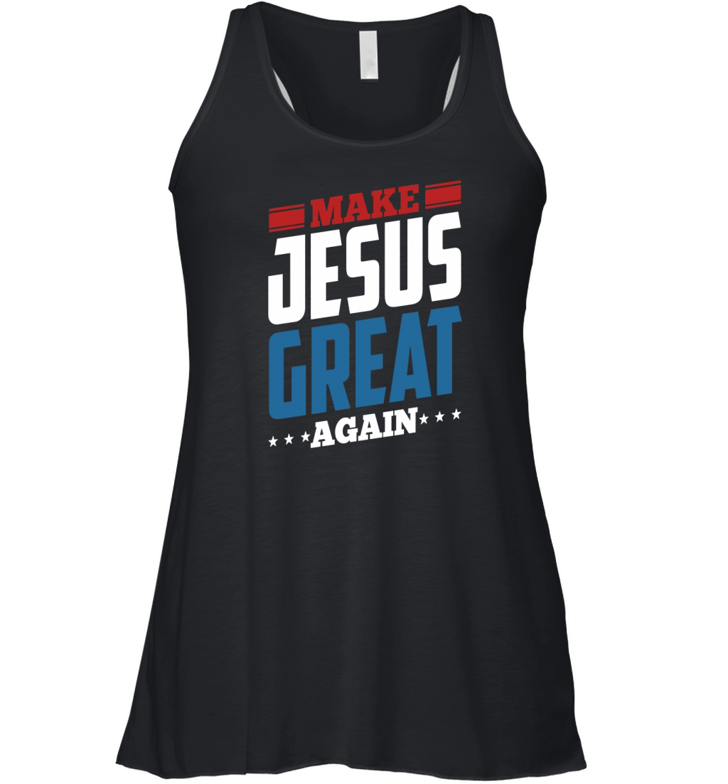 Make Jesus Great Again Women's Flowy Tank Top