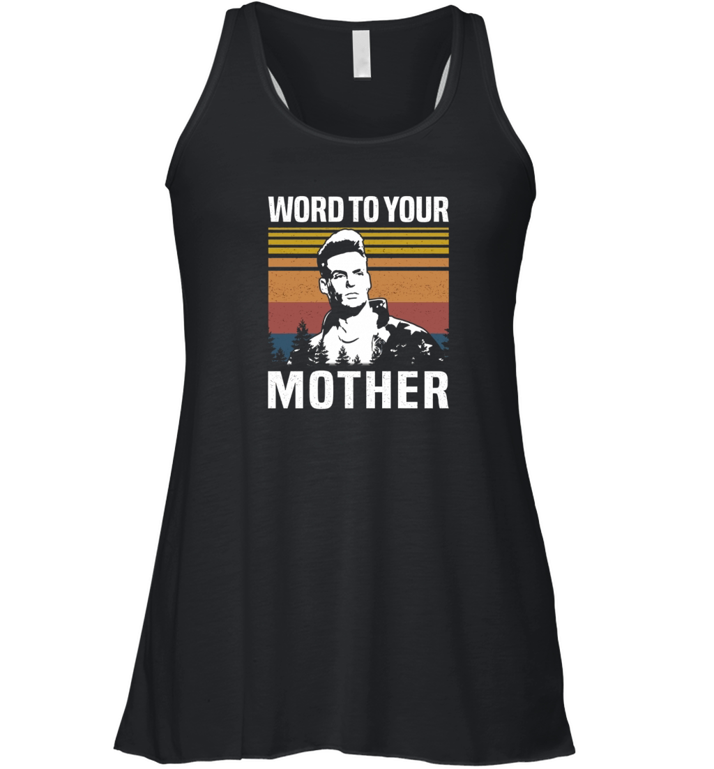 Vanilla Ice Ice Ice Baby word to your mother vintage Women's Flowy Tank Top