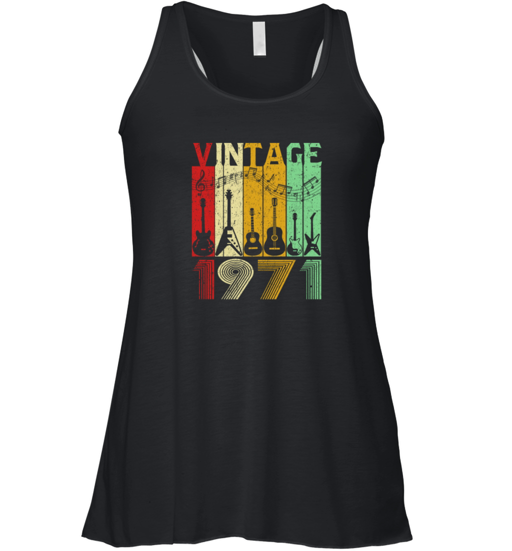Vintage guitar - guitar lover Women's Flowy Tank Top