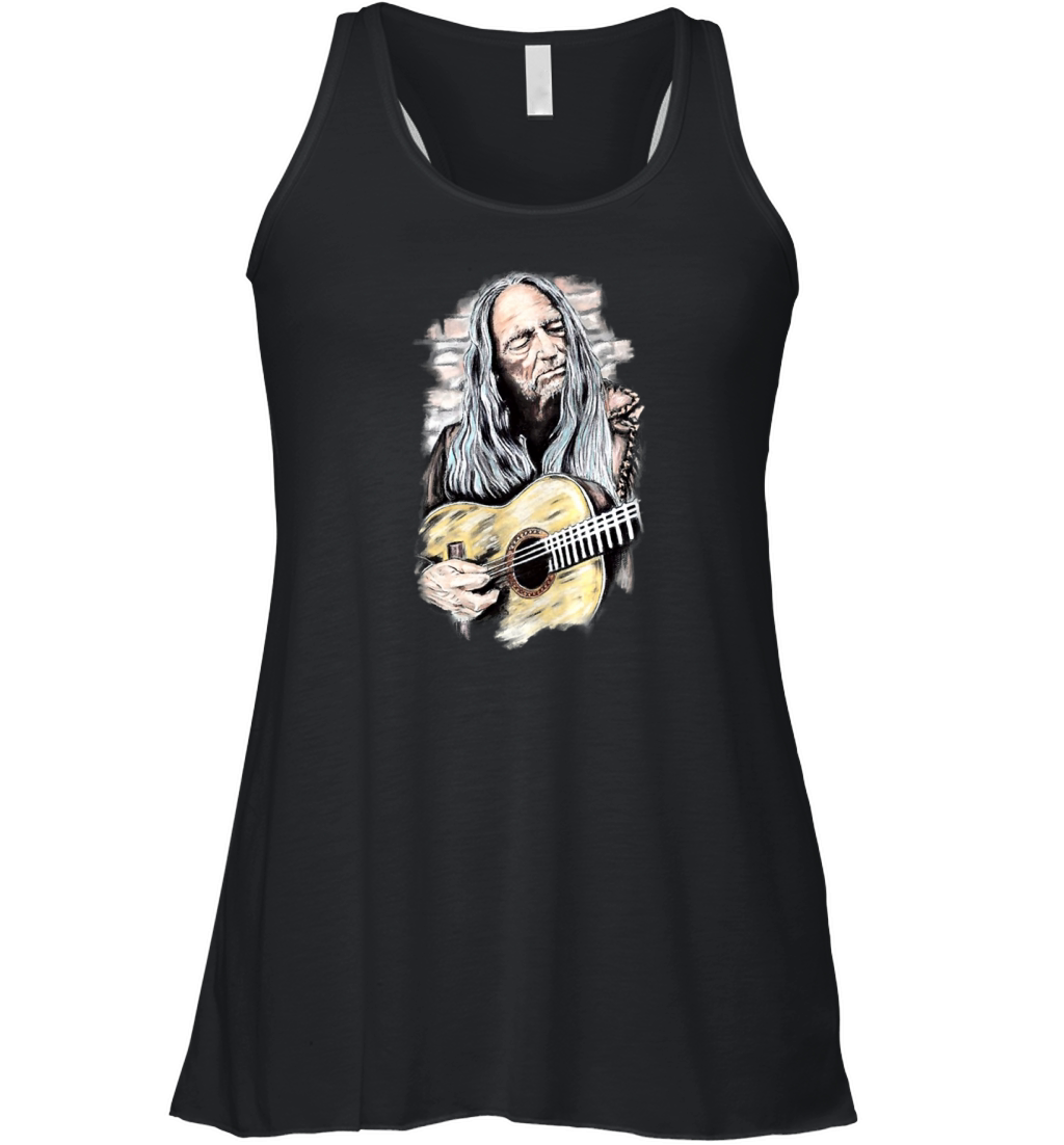 WILLIE NELSON FANS Tshirt, WILLIE NELSON FANS Hoodies Women's Flowy Tank Top