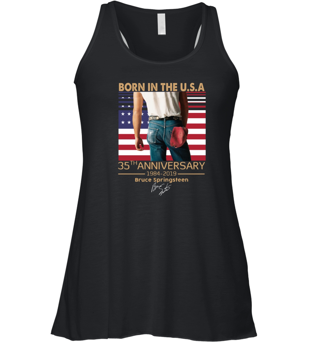 Born in the U.S.A 35th anniversary 1984-2019 Bruce Springsteen shirt Women's Flowy Tank Top