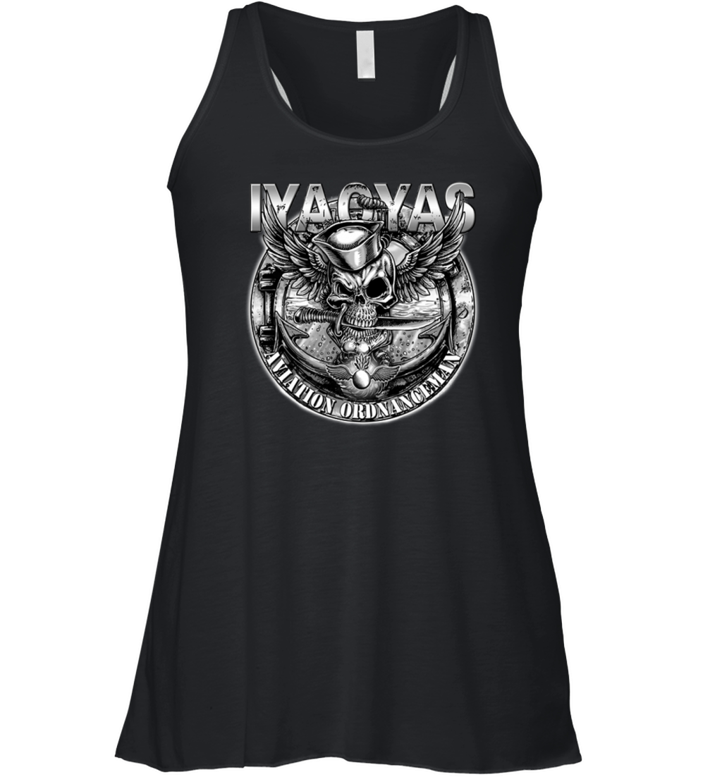 Aviation Ordnanceman IYAOYAS Military Tshirt Women's Flowy Tank Top