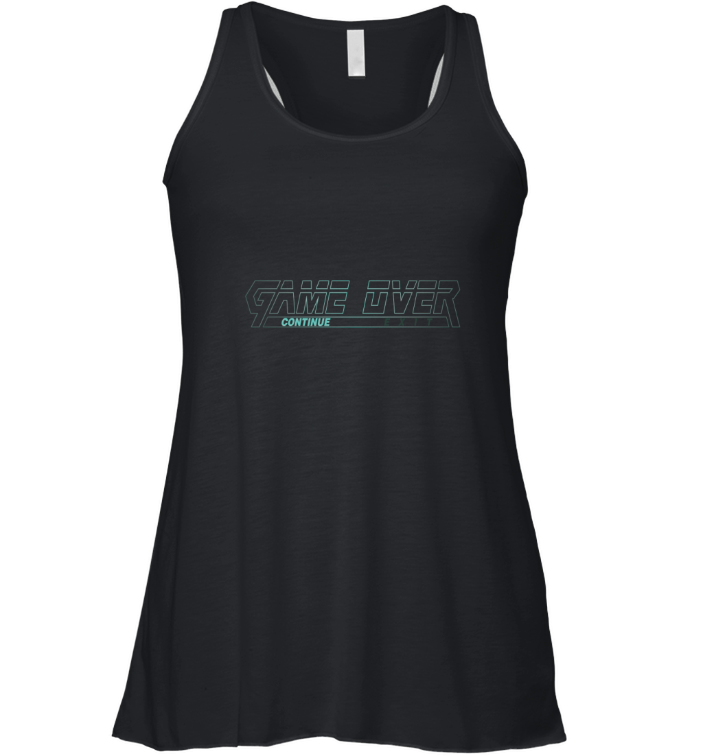 Metal gear solid game over Women's Flowy Tank Top