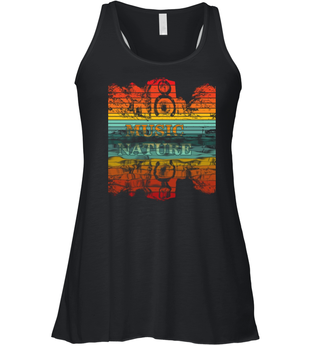 Music Nature vintage Women's Flowy Tank Top