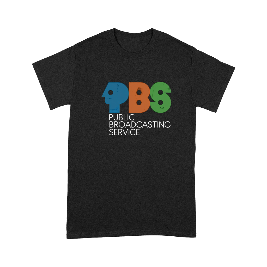 PBS Vintage Logo Distressed Premium T-shirt