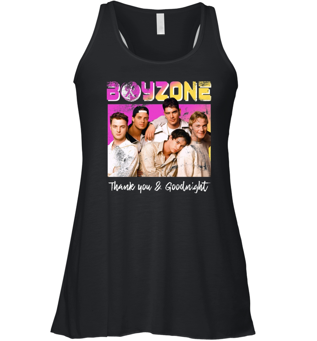 Boyzone Thank You & Goodnight 2019 Tour Merchandise shirt Women's Flowy Tank Top