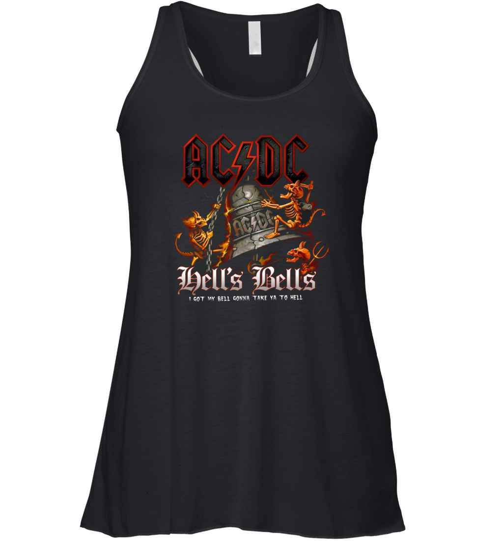 AC/DC Hell's Bells Women's Flowy Tank Top