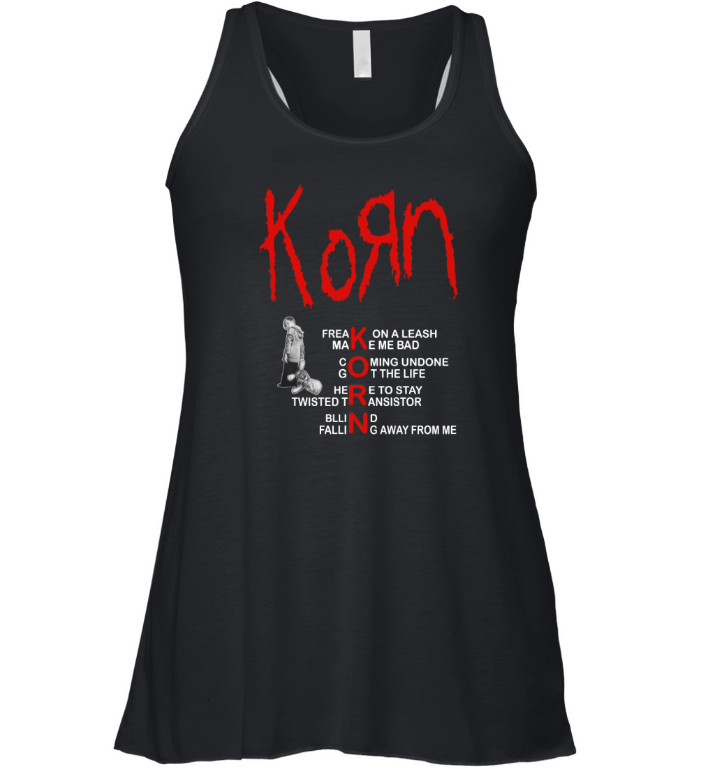 KORN BEST OF SONGS Women's Flowy Tank Top