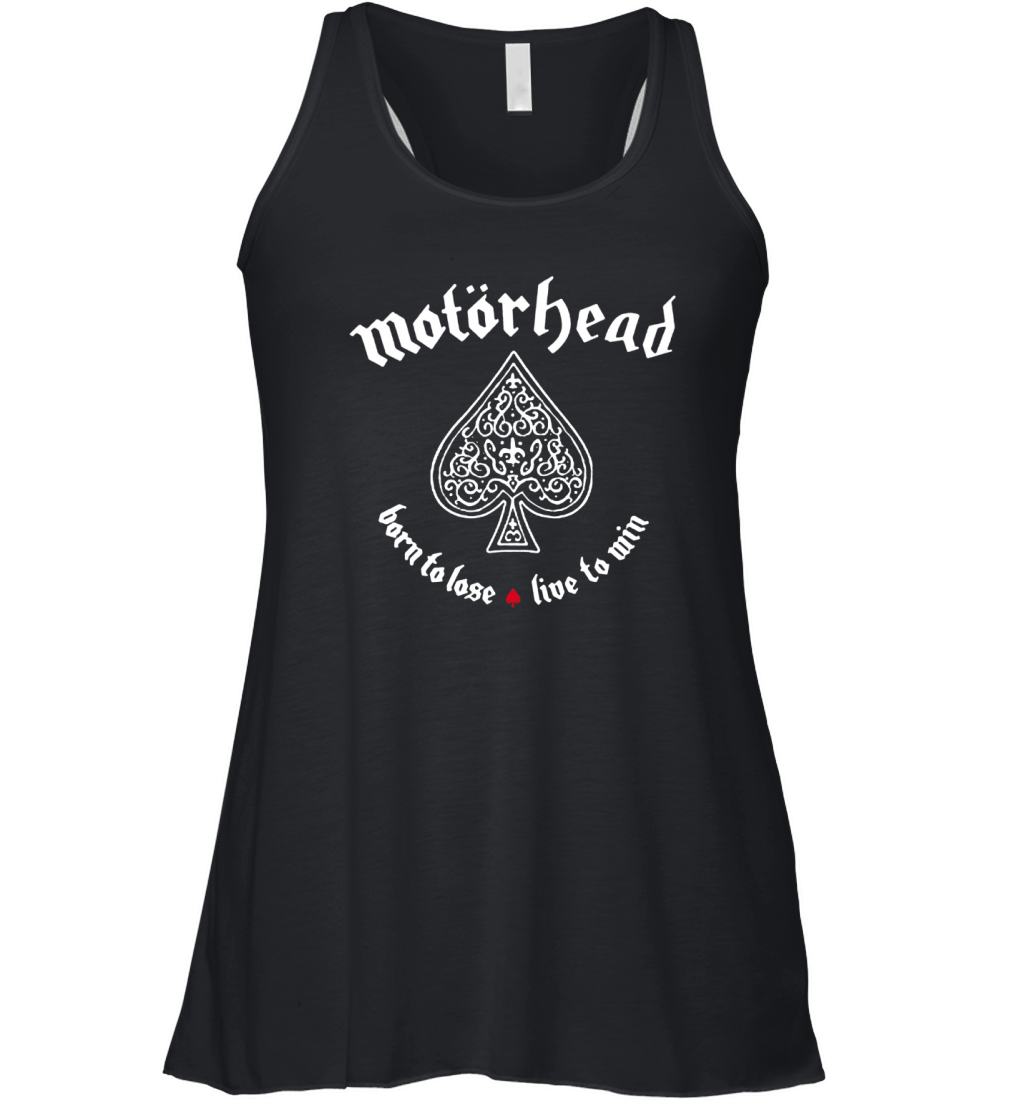 Motörhead Born to Lose Live to win ace of spades Women's Flowy Tank Top
