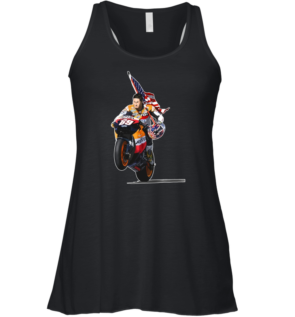 Remember Nicky Hayden 69 Moto Gp 2017 Vintage Women's Flowy Tank Top