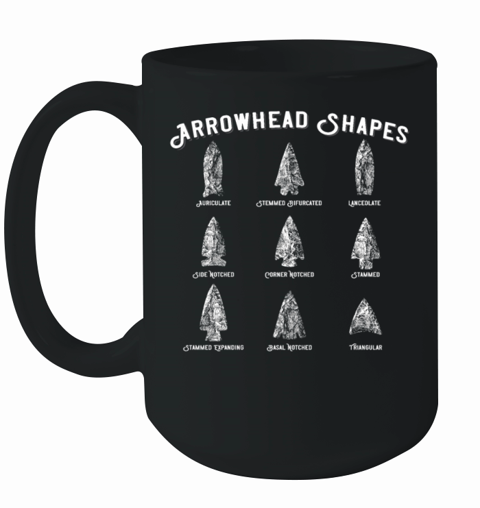 Arrowhead Shapes Collecting Vintage Look Gifts Ceramic Mug