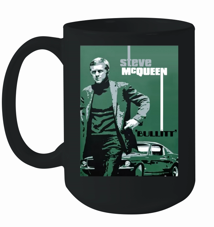 Bullitt Steve Mcqueen Ford Mustang Ceramic Mug