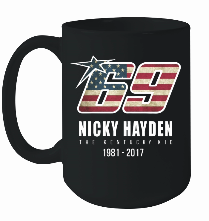 Nicky Hayden Memorial T-Shirt Ceramic Mug