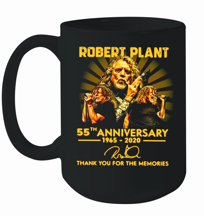 Robert Plant 55th anniversary 1965 2020 thank you for the memories Ceramic Mug
