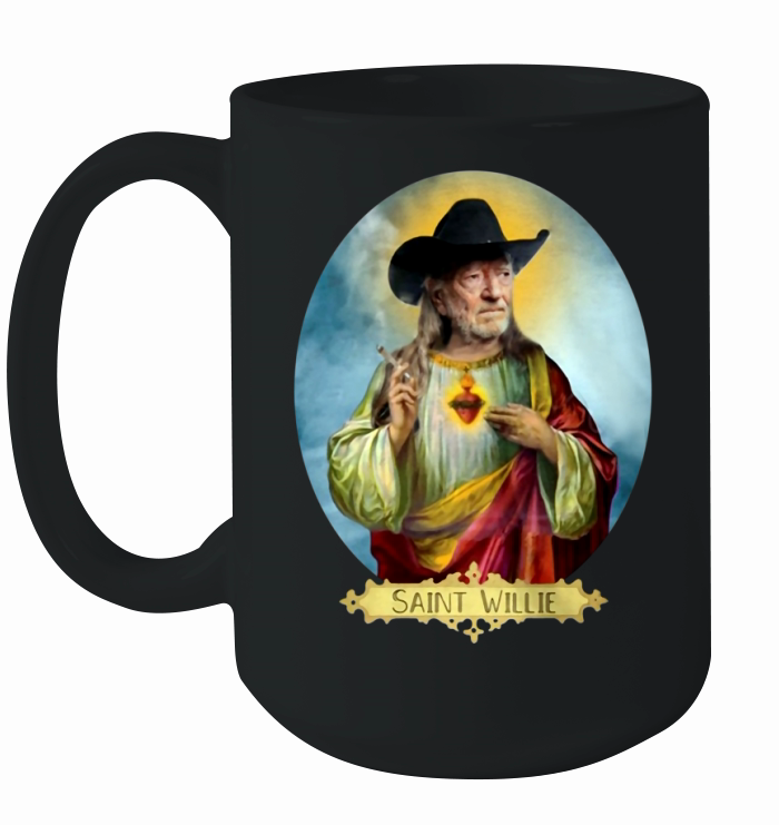 Saint Willie Nelson Prayer Candle shirt Ceramic Mug