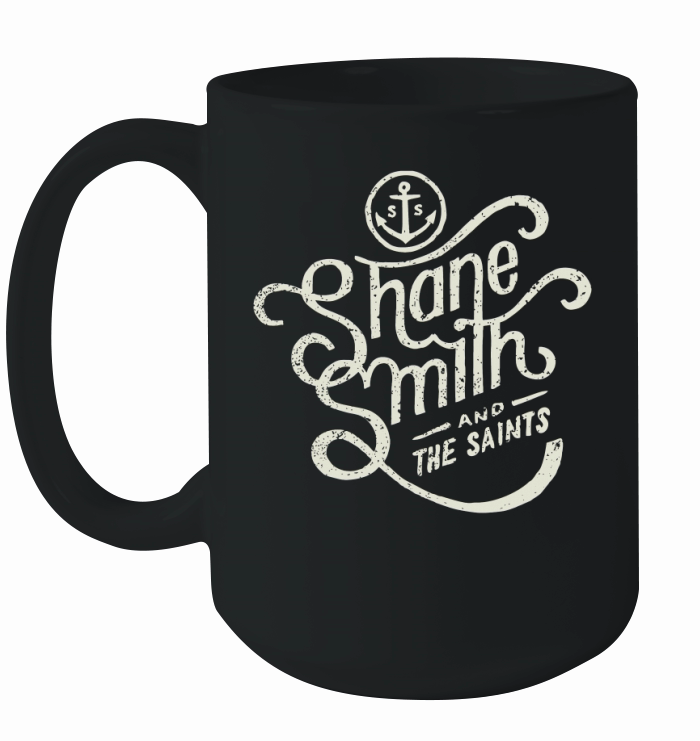 Shane Smith And The Saints Black Cream Crew Ceramic Mug