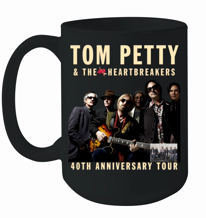 TOM PETTY &amp;amp; THE HEARTBREAKERS-40TH ANNIVERSARY TOUR shirt Ceramic Mug